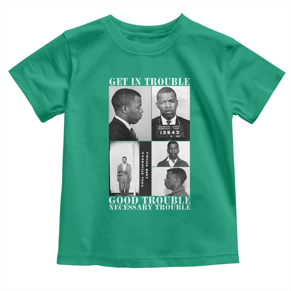 John Lewis Affrican American Toddler T Shirt Get in Good Necessary Trouble