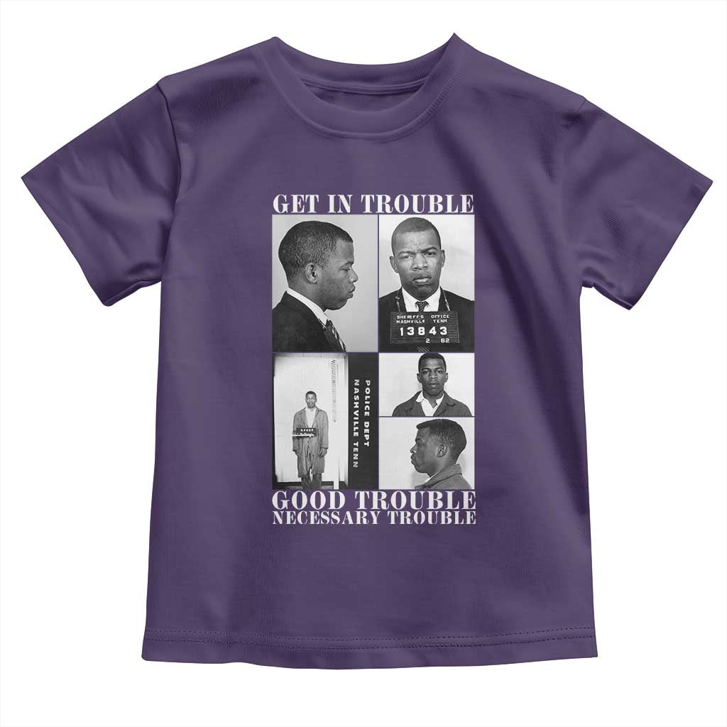 John Lewis Affrican American Toddler T Shirt Get in Good Necessary Trouble