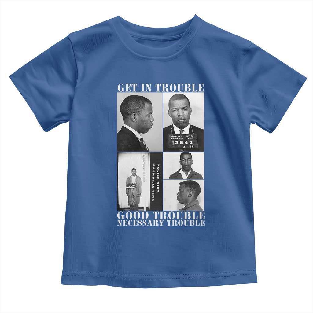 John Lewis Affrican American Toddler T Shirt Get in Good Necessary Trouble
