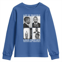 John Lewis Affrican American Youth Sweatshirt Get in Good Necessary Trouble