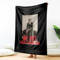 Harriet Tubman Quote Throw Blanket Black Woman History