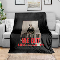 Harriet Tubman Quote Throw Blanket Black Woman History