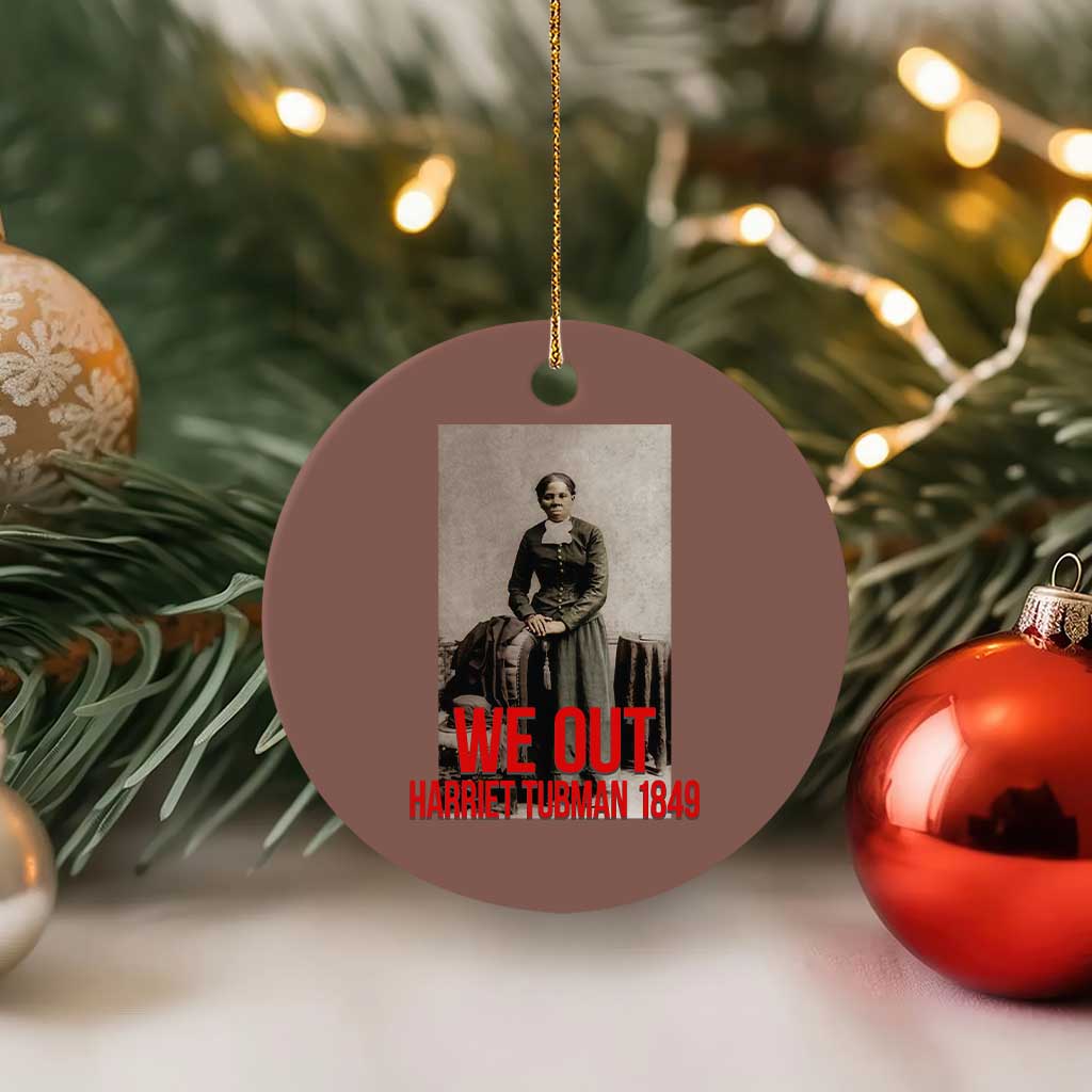 Harriet Tubman Quote Ceramic Ornament Black Woman History
