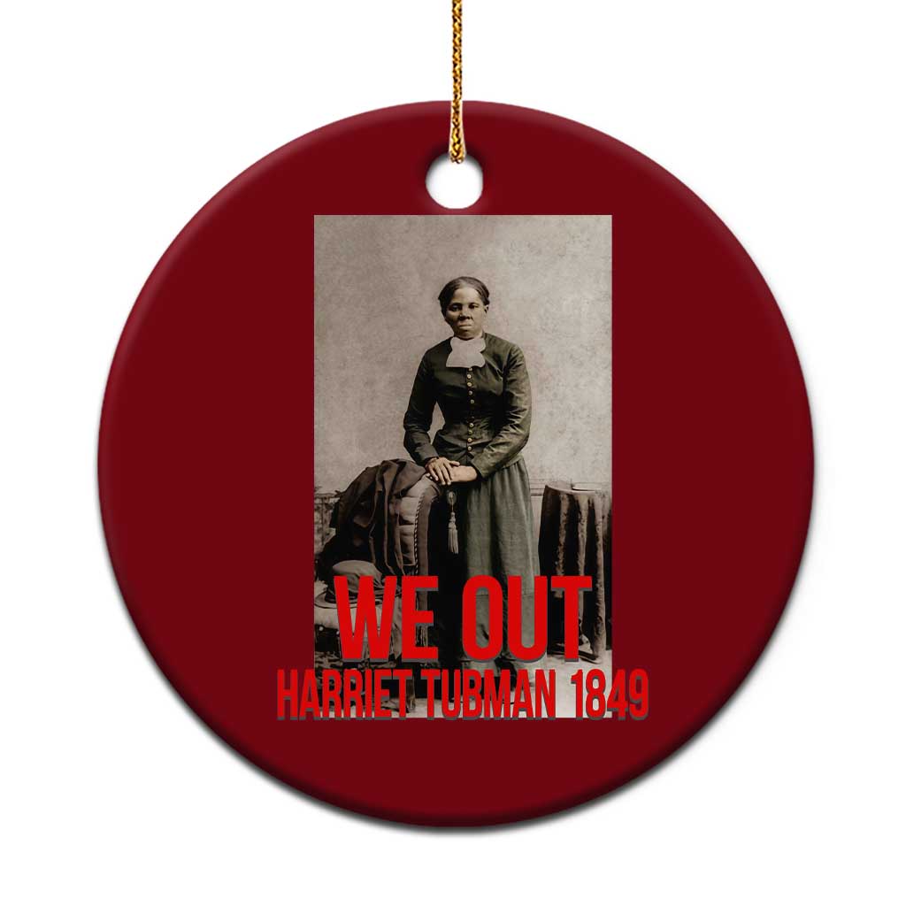 Harriet Tubman Quote Ceramic Ornament Black Woman History