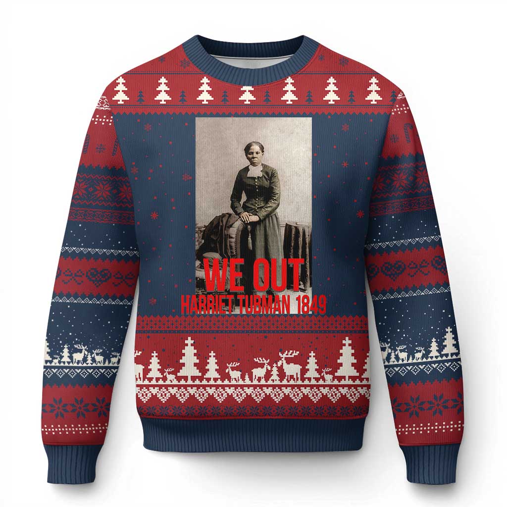 Harriet Tubman Quote Ugly Christmas Sweater Black Woman History