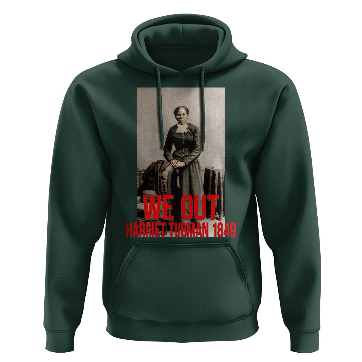 Harriet Tubman Quote Hoodie Black Woman History