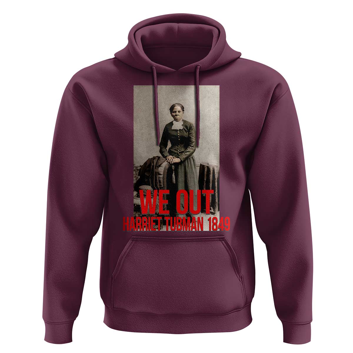 Harriet Tubman Quote Hoodie Black Woman History