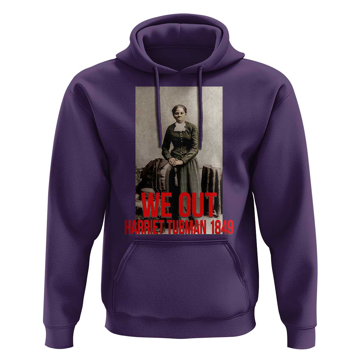Harriet Tubman Quote Hoodie Black Woman History