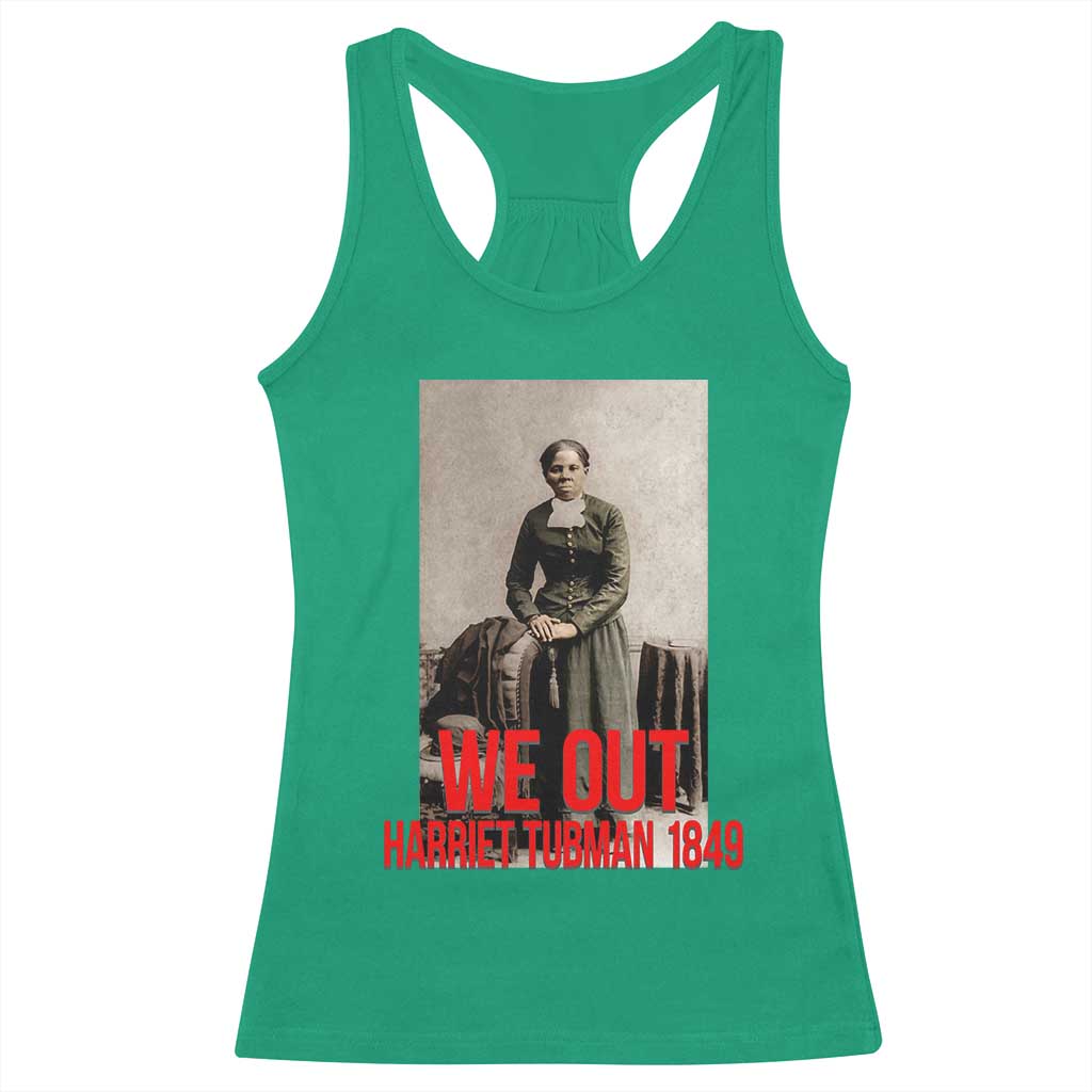 Harriet Tubman Quote Racerback Tank Top Black Woman History