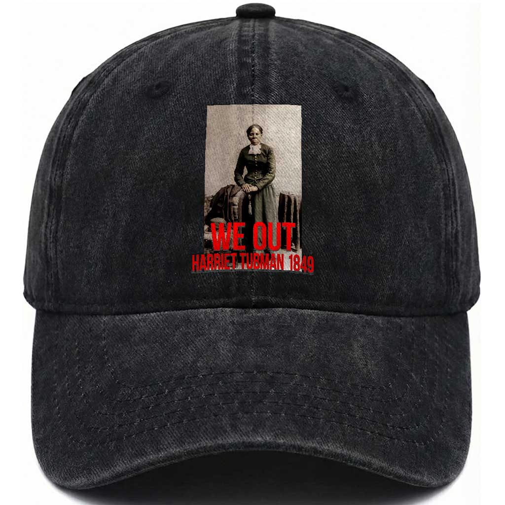 Harriet Tubman Quote Washed Cotton Baseball Cap Black Woman History
