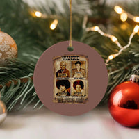 Black Woman History Ceramic Ornament Well Behaved Women Seldom Make History