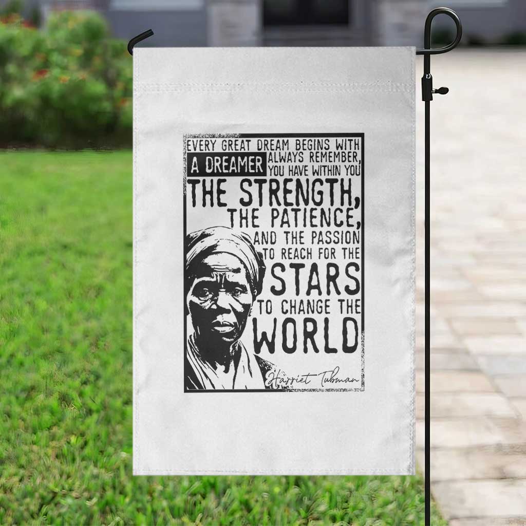 Harriet Tubman Quote Garden Flag Black Woman History Activist
