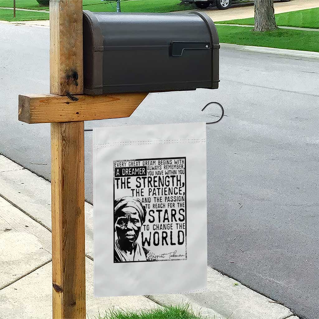 Harriet Tubman Quote Garden Flag Black Woman History Activist