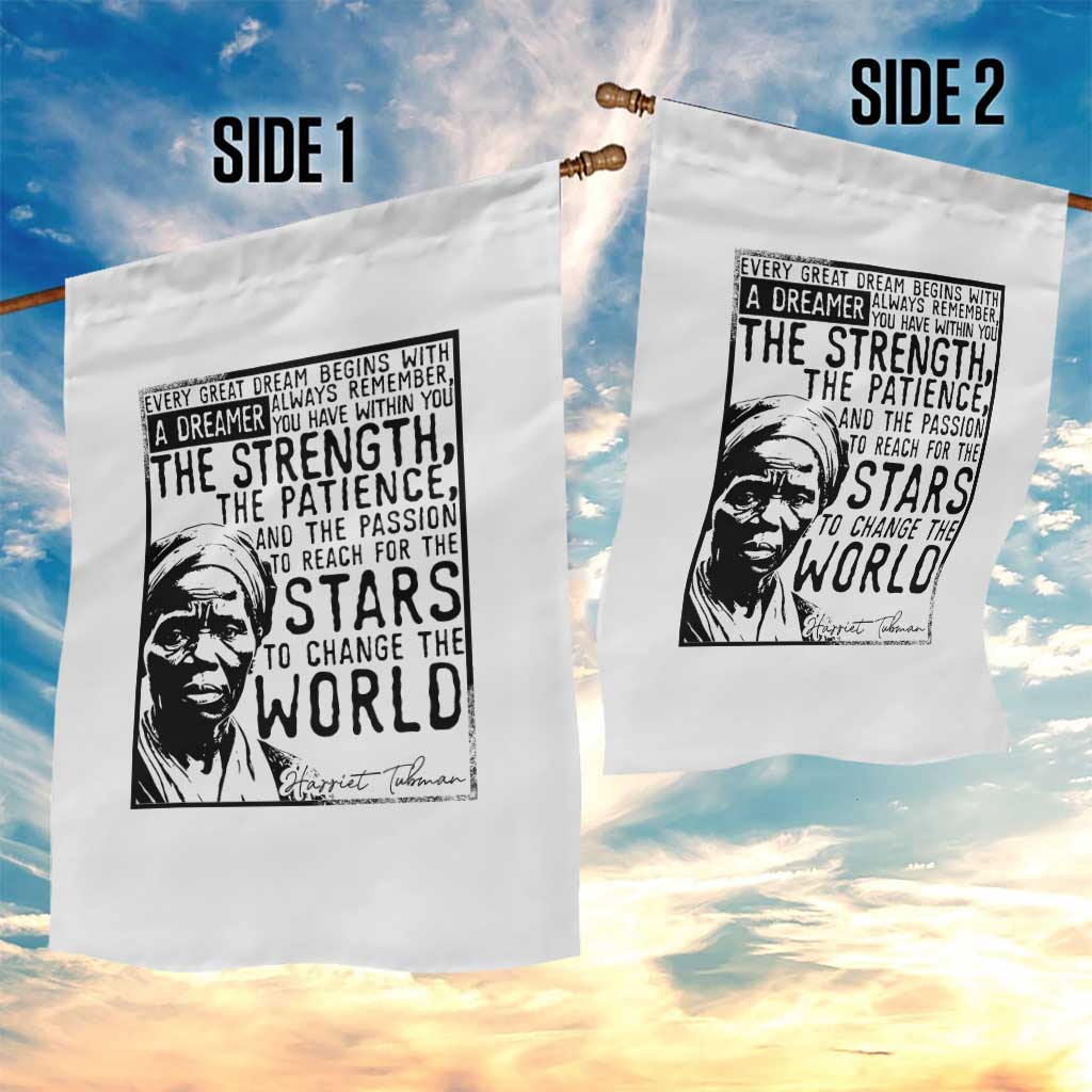 Harriet Tubman Quote Garden Flag Black Woman History Activist