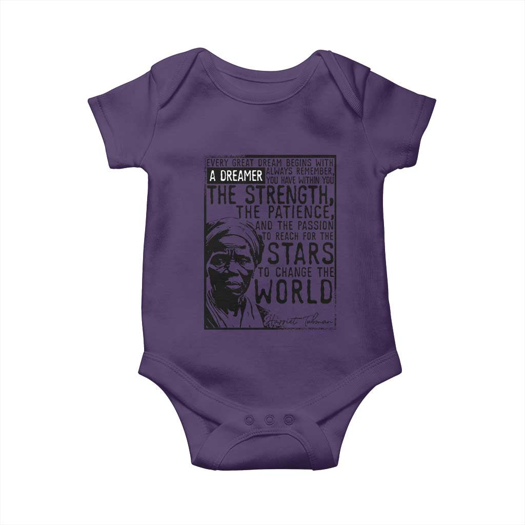 Harriet Tubman Quote Baby Onesie Black Woman History Activist
