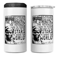 Harriet Tubman Quote 4 in 1 Can Cooler Tumbler Black Woman History Activist