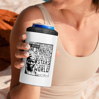 Harriet Tubman Quote 4 in 1 Can Cooler Tumbler Black Woman History Activist