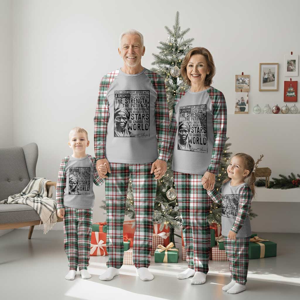 Harriet Tubman Quote Plaid Pajama Set Black Woman History Activist