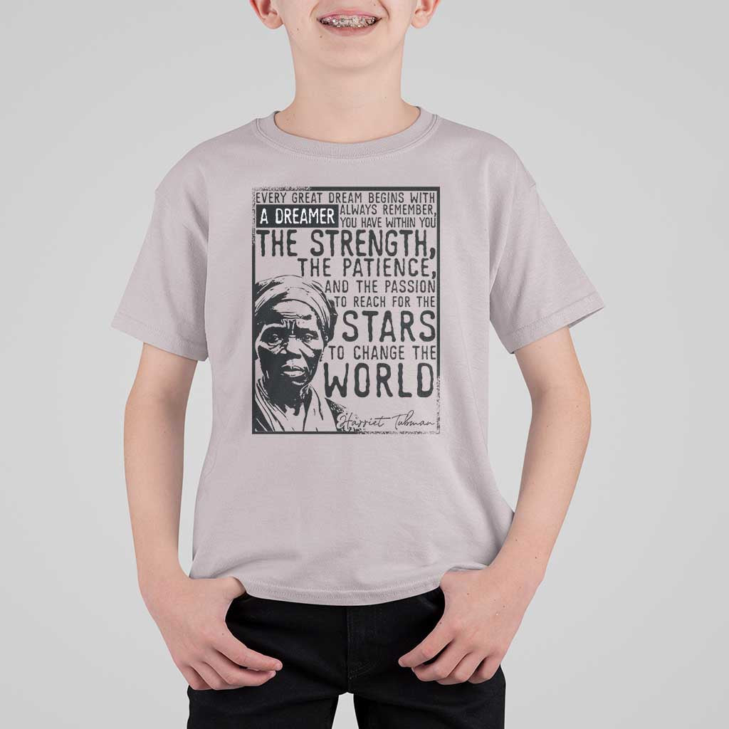 Harriet Tubman Quote T Shirt For Kid Black Woman History Activist