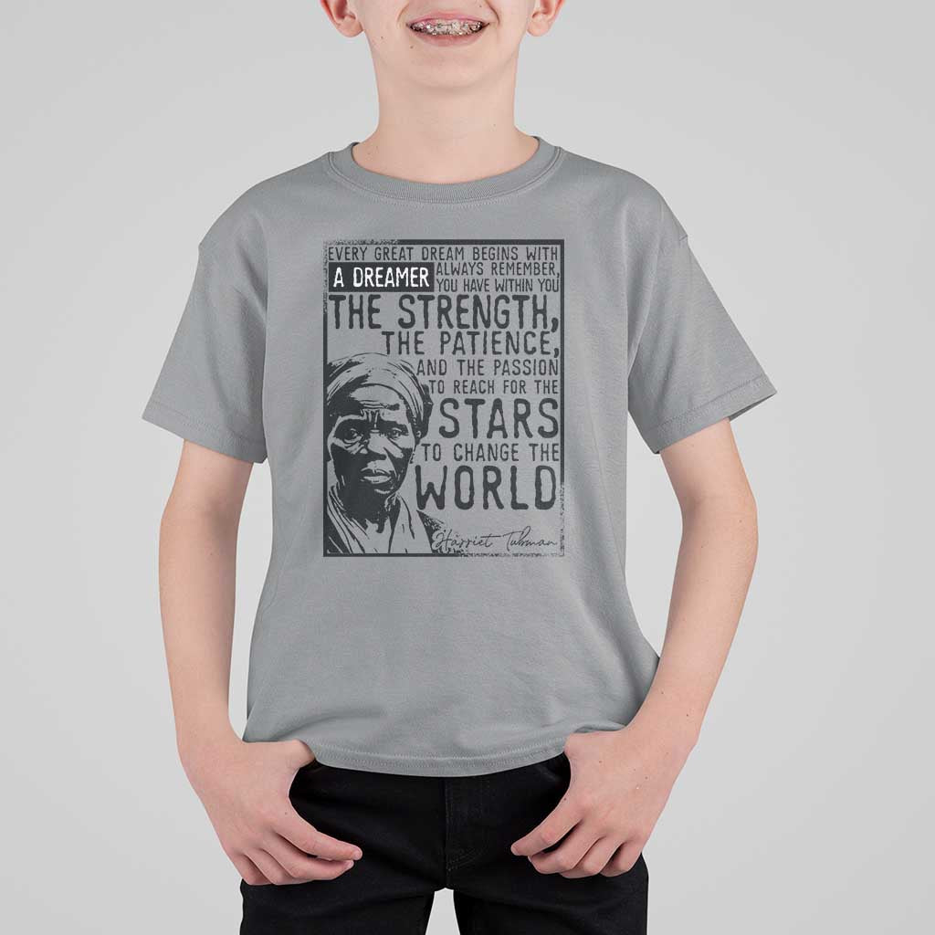 Harriet Tubman Quote T Shirt For Kid Black Woman History Activist