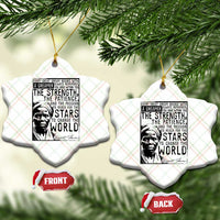 Harriet Tubman Quote Ceramic Ornament Black Woman History Activist