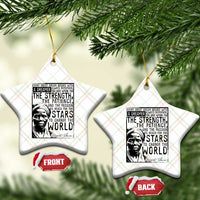 Harriet Tubman Quote Ceramic Ornament Black Woman History Activist
