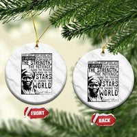 Harriet Tubman Quote Ceramic Ornament Black Woman History Activist