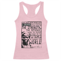 Harriet Tubman Quote Racerback Tank Top Black Woman History Activist