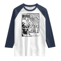 Harriet Tubman Quote Raglan Shirt Black Woman History Activist