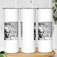 Harriet Tubman Quote Skinny Tumbler Black Woman History Activist