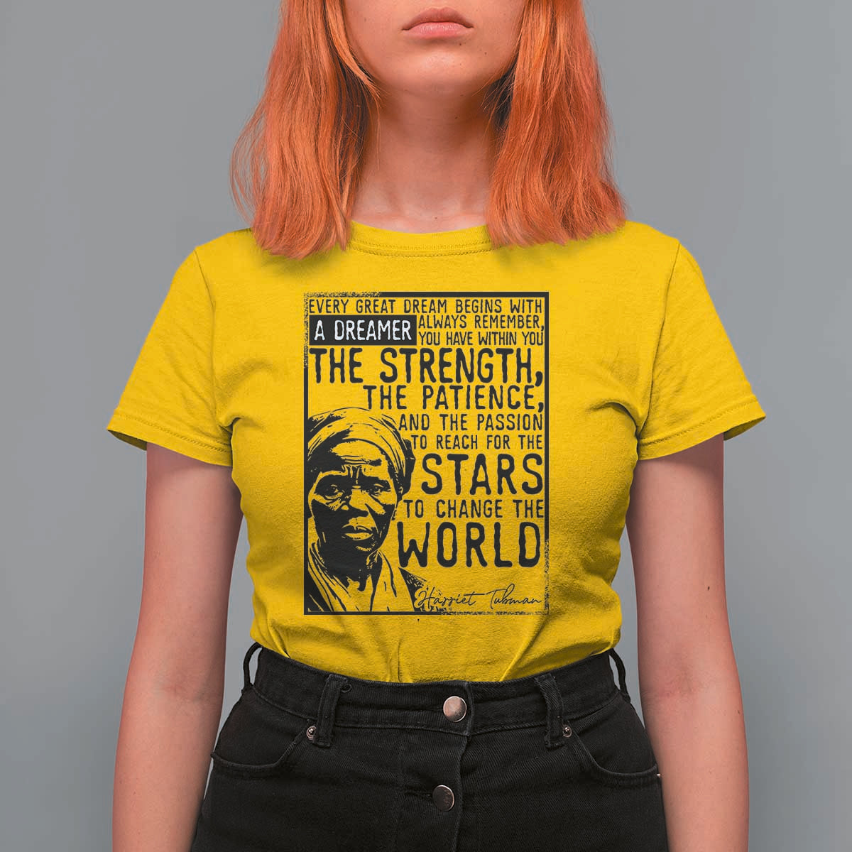 Harriet Tubman Quote T Shirt For Women Black Woman History Activist