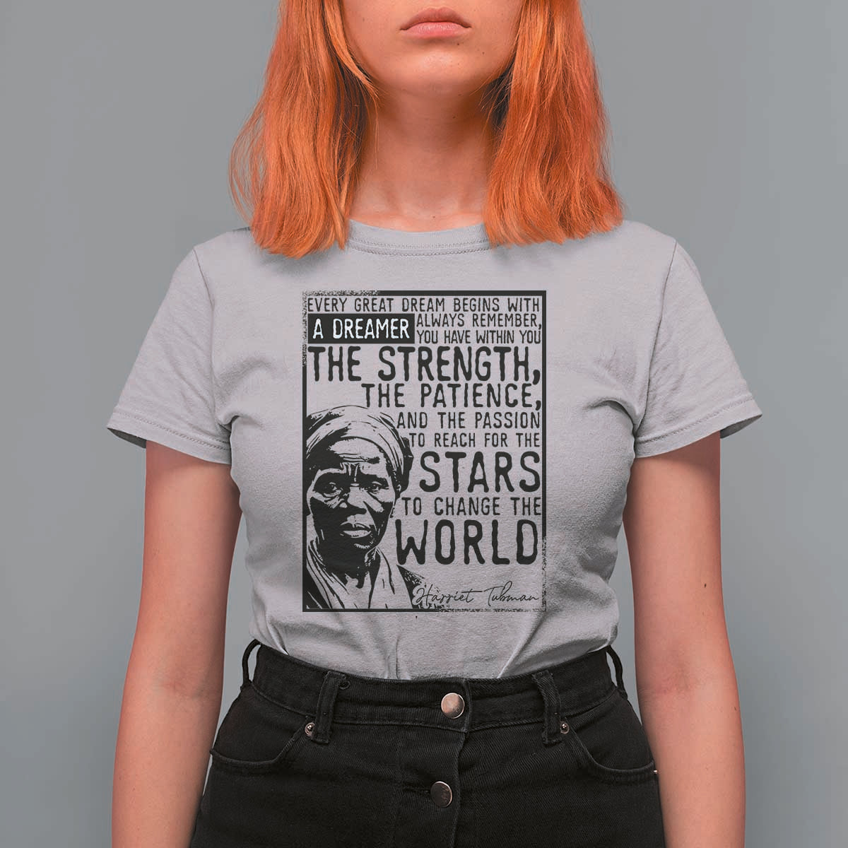 Harriet Tubman Quote T Shirt For Women Black Woman History Activist