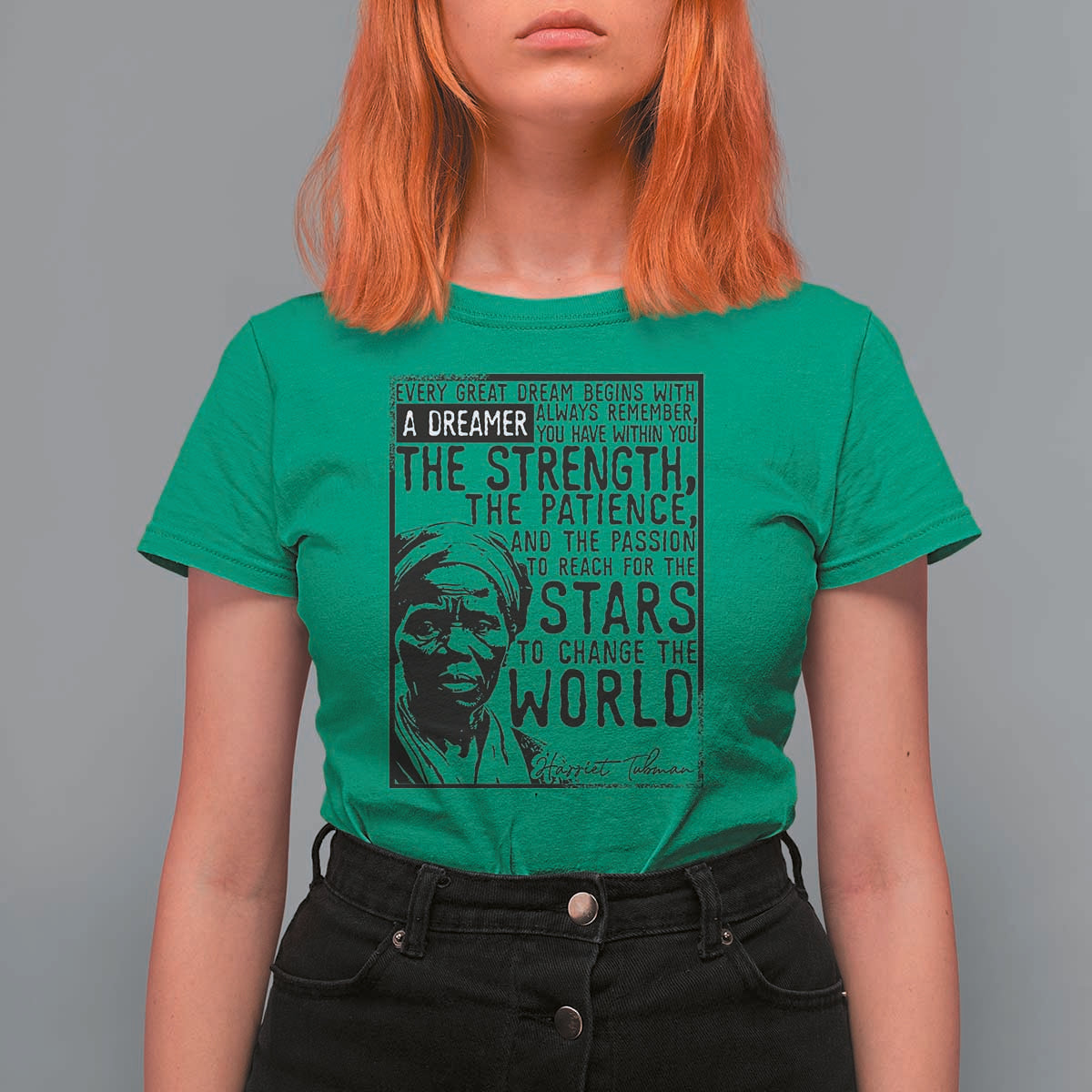 Harriet Tubman Quote T Shirt For Women Black Woman History Activist