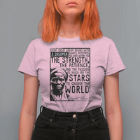 Harriet Tubman Quote T Shirt For Women Black Woman History Activist