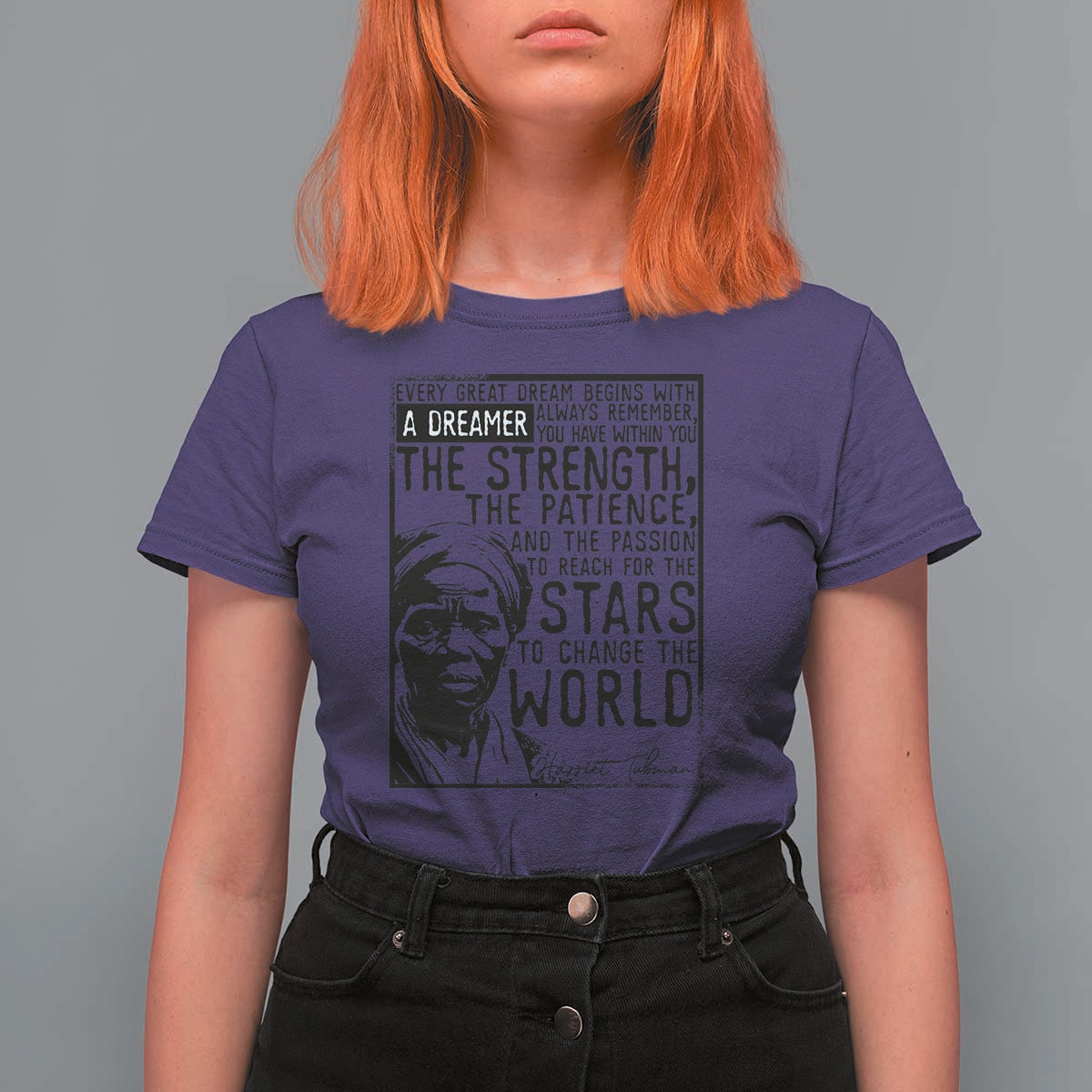 Harriet Tubman Quote T Shirt For Women Black Woman History Activist