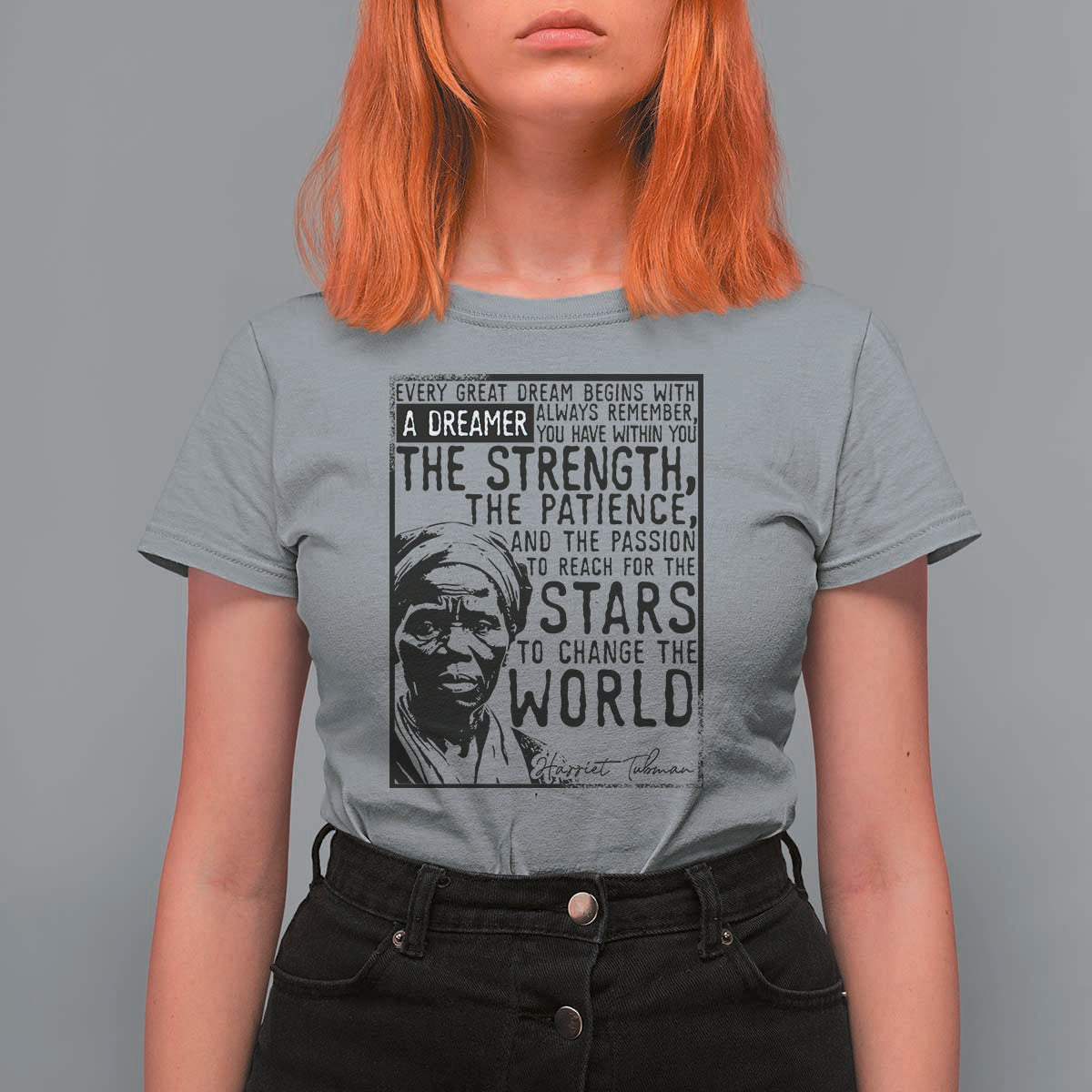 Harriet Tubman Quote T Shirt For Women Black Woman History Activist
