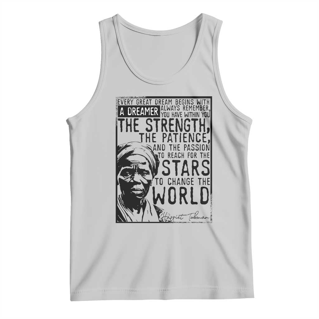 Harriet Tubman Quote Tank Top Black Woman History Activist