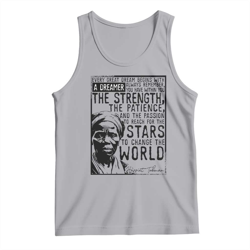 Harriet Tubman Quote Tank Top Black Woman History Activist