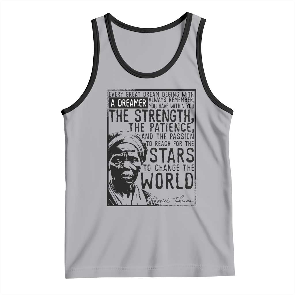 Harriet Tubman Quote Tank Top Black Woman History Activist