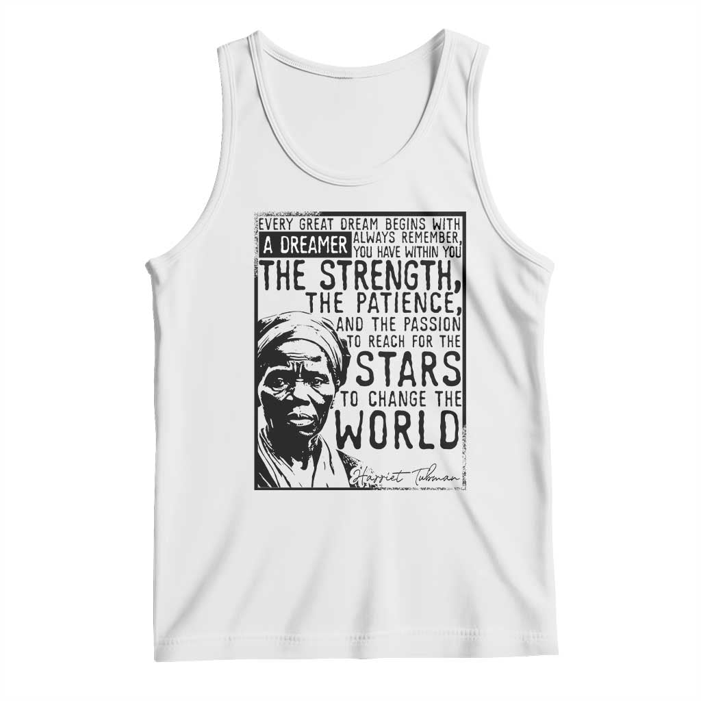Harriet Tubman Quote Tank Top Black Woman History Activist