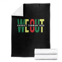 Harriet Tubman Quote Throw Blanket Black Woman American History Activist