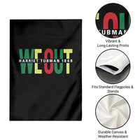 Harriet Tubman Quote Garden Flag Black Woman American History Activist