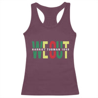 Harriet Tubman Quote Racerback Tank Top Black Woman American History Activist