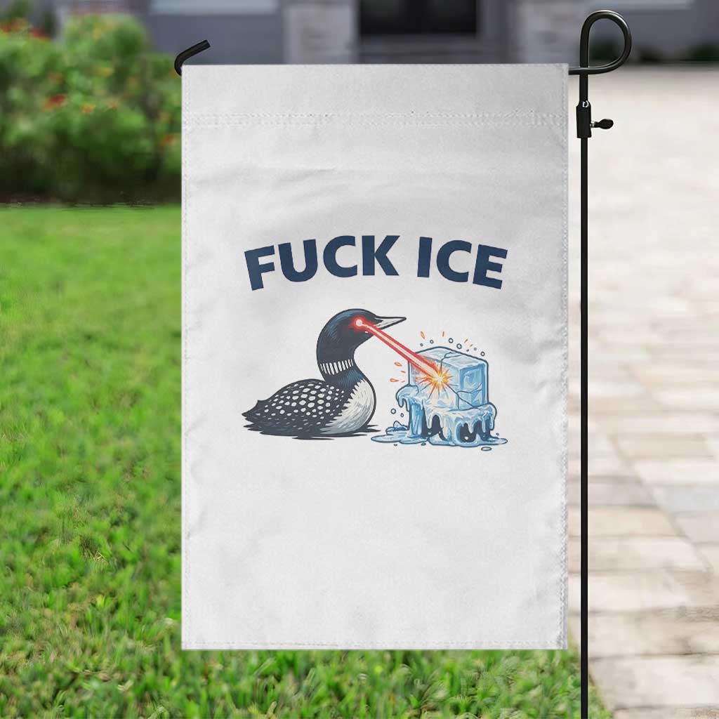 Minnesota Anti ICE Immigration Protest Ladies Garden Flag Fuck Ice
