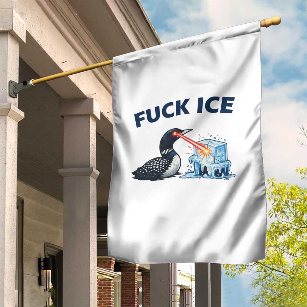 Minnesota Anti ICE Immigration Protest Ladies Garden Flag Fuck Ice