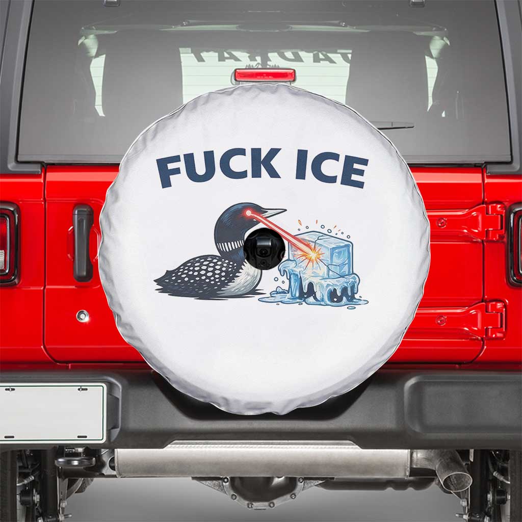 Minnesota Anti ICE Immigration Protest Ladies Spare Tire Cover Fuck Ice
