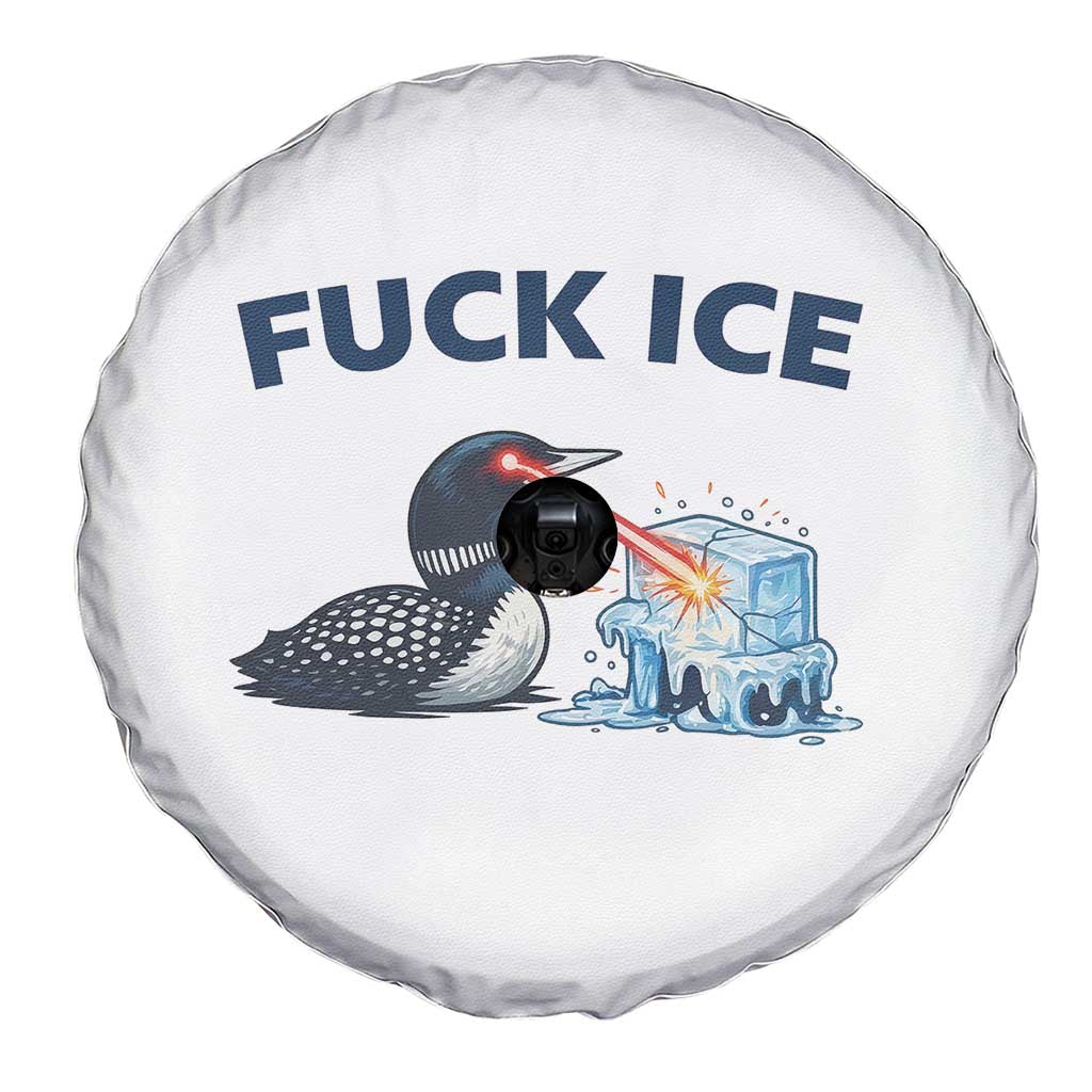 Minnesota Anti ICE Immigration Protest Ladies Spare Tire Cover Fuck Ice