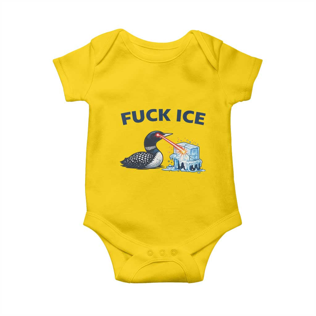 Minnesota Anti ICE Immigration Protest Ladies Baby Onesie Fuck Ice