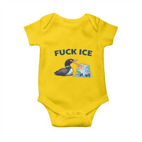 Minnesota Anti ICE Immigration Protest Ladies Baby Onesie Fuck Ice