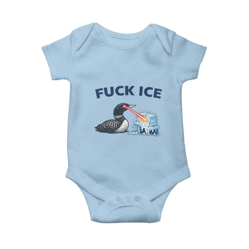 Minnesota Anti ICE Immigration Protest Ladies Baby Onesie Fuck Ice
